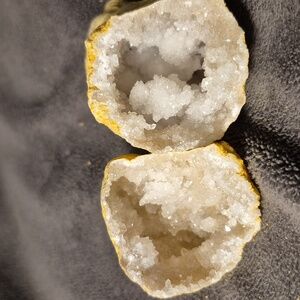 Sugar Quartz Crystal Geode From Madagascar